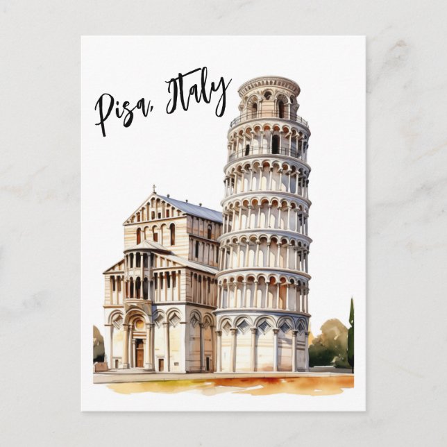 Postal Iconos atemporales de Pisa (Anverso)