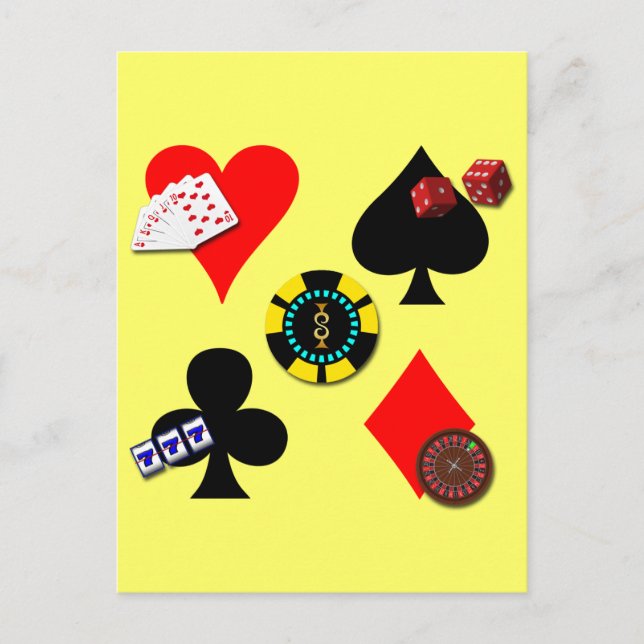 POSTAL ICONOS DE JUEGO (Anverso)