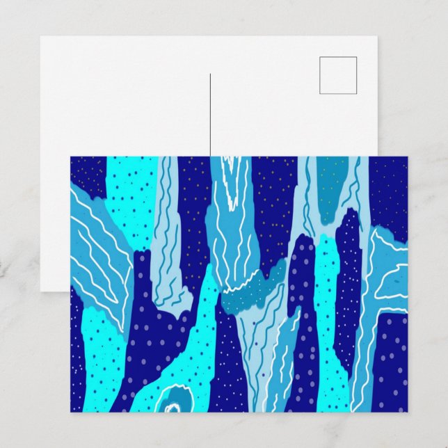 Postal Icy Blue Ocean (Anverso / Reverso)