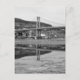 Postal Icy Bridge Tower Reflection