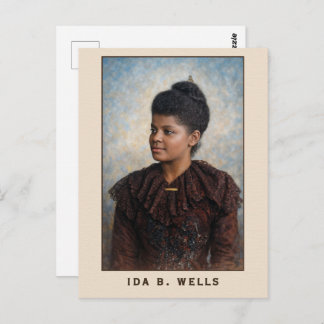 Postal Ida B Wells Portrait Painting