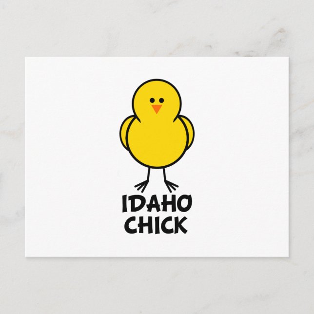 Postal Idaho Chick (Anverso)