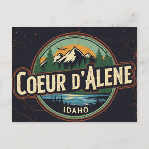 Postal Idaho Coeur d'Alene Grunge Molesto