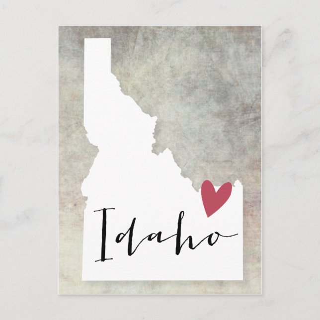 Postal Idaho Love (Anverso)