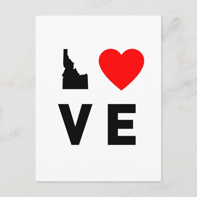 Postal Idaho Love (Anverso)