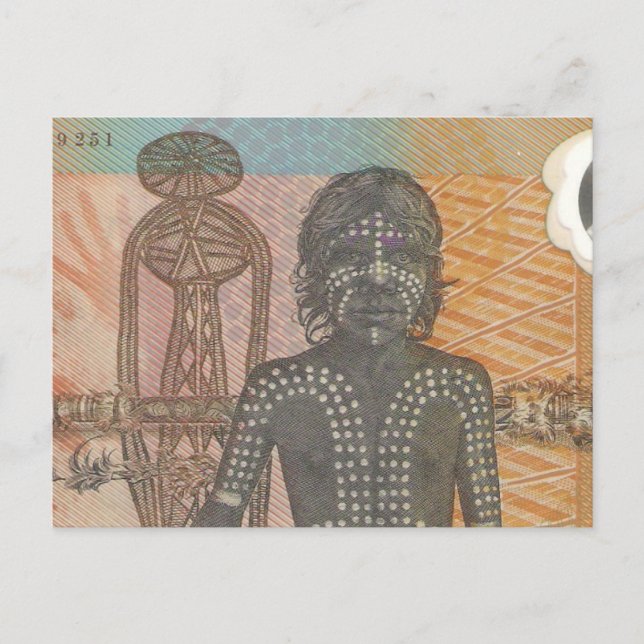 Postal idea aborigen (Anverso)