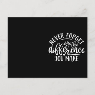 Postal Idea de diseño de apreciación del profesor