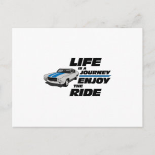 Postal Idea de regalo de ajuste de coches con llave mecán