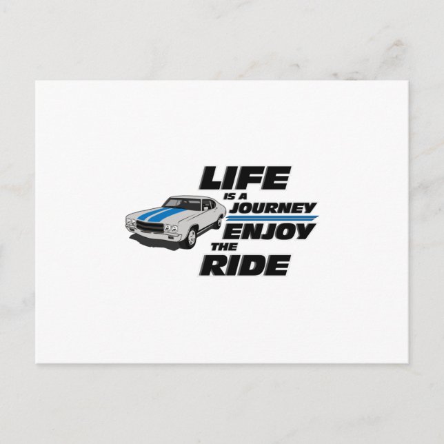 Postal Idea de regalo de ajuste de coches con llave mecán (Anverso)