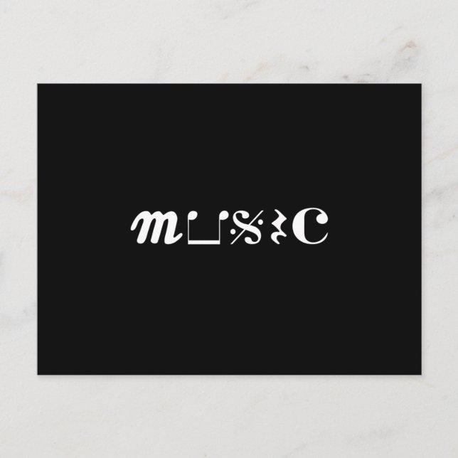 Postal Idea de regalo de músico de sonido musical de Inst (Anverso)