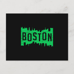 Postal Idea de regalo divertida en el paisaje urbano de B