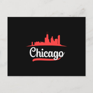 Postal Idea de regalo divertida en la línea Skyline de la