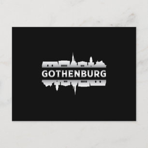 Postal Idea de regalo para el paisaje urbano de la ciudad