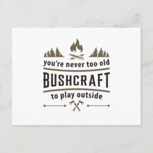 Postal Idea de regalo para la supervivencia del apocalips