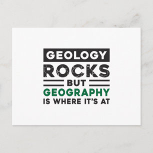 Postal Idea de regalo para profesores de geografía divert