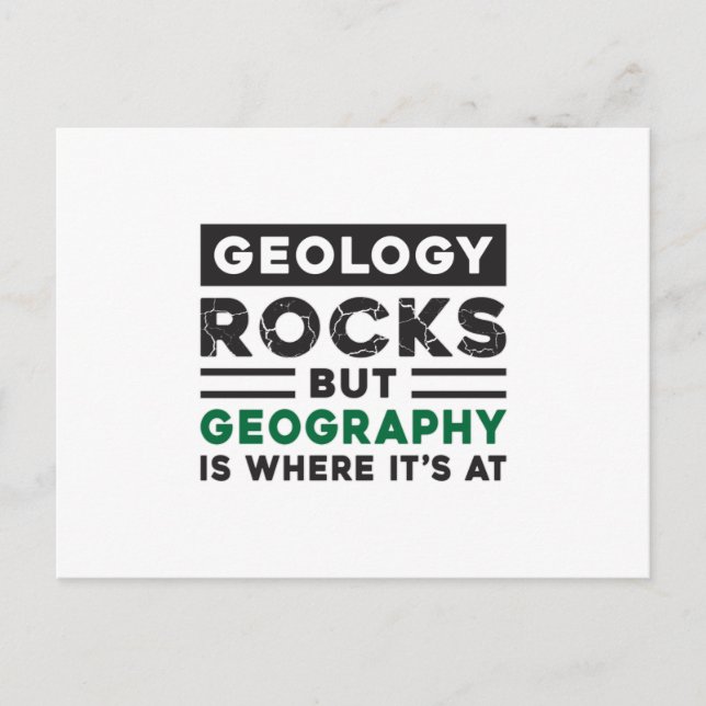 Postal Idea de regalo para profesores de geografía divert (Anverso)