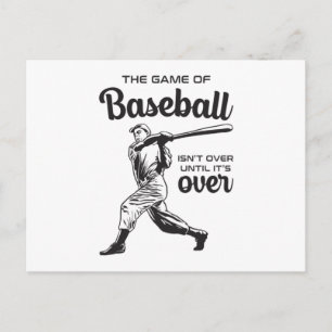 Postal Idea divertida de regalo del lanzador deportivo de