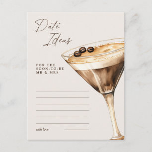 Postal Ideas de citas Juego de la ducha de la novia con e