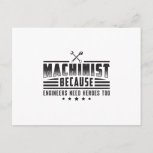 Postal Ideas de regalos divertidos para maquinistas de má