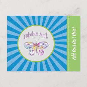 Postal Ideas de regalos fabulosos para la tía mariposa