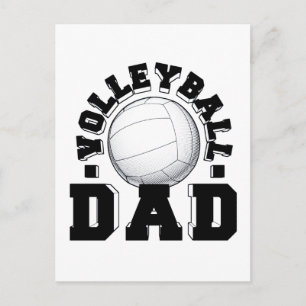 Postal Ideas de regalos para papá de voleibol de la vieja