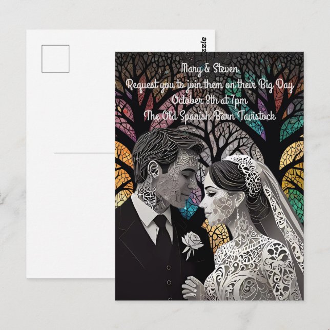 Postal ideas y regalos bodas (Anverso / Reverso)