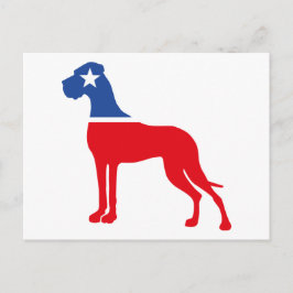 Postal identidad de criador de Gran Danés