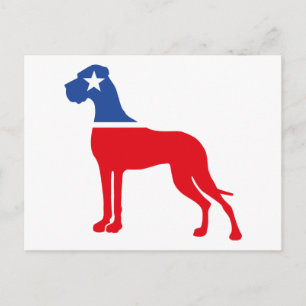 Postal identidad de criador de Gran Danés