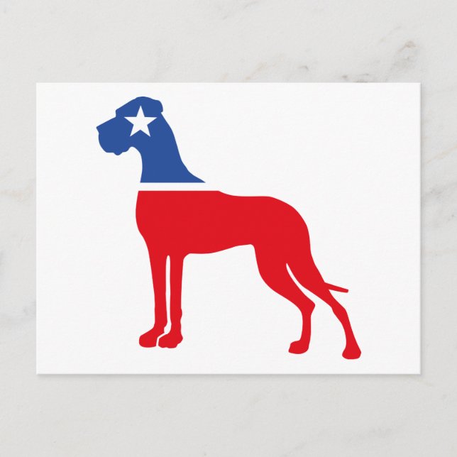 Postal identidad de criador de Gran Danés (Anverso)