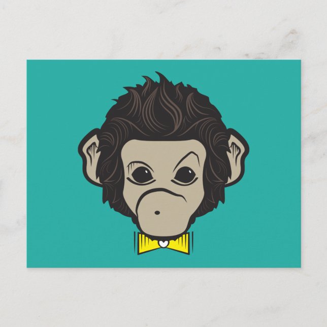 Postal identidad de mono (Anverso)