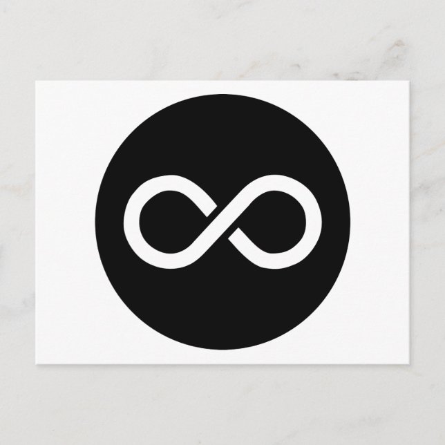 Postal Ideología infinita (Anverso)