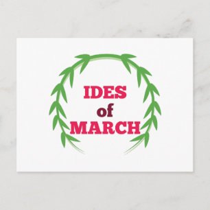 Postal Ides De Marzo