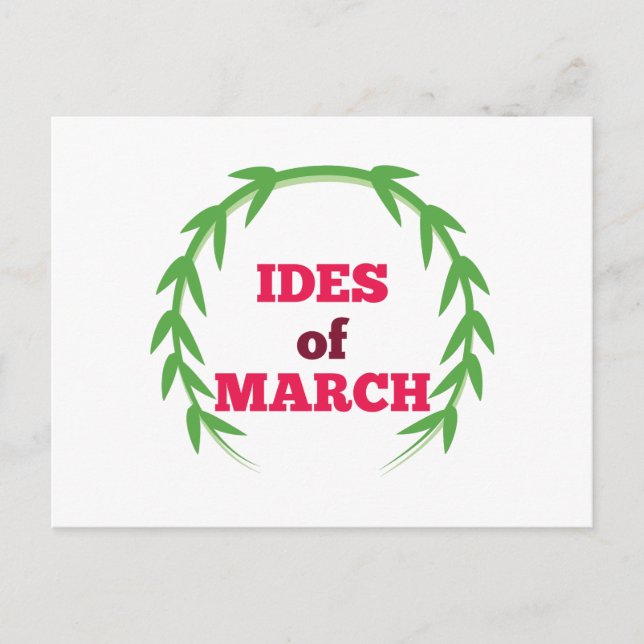 Postal Ides De Marzo (Anverso)