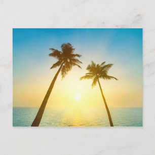 Postal Idílico cielo tropical