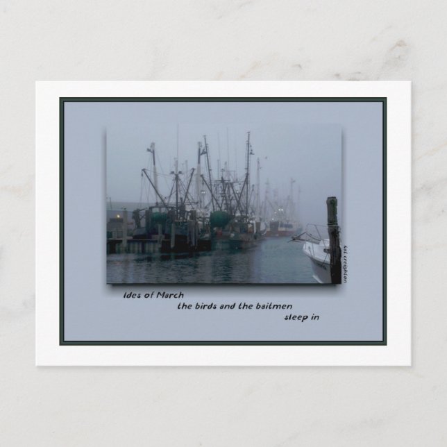 Postal Ídos de marzo (Anverso)