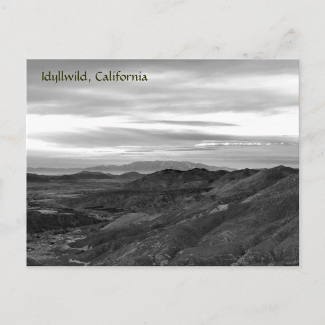 Postal Idyllwild, California (Anverso)