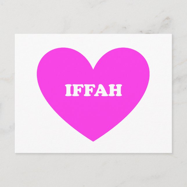 Postal Iffah (Anverso)