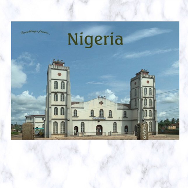 Postal Iglesia apostólica Osun State Nigeria (Subido por el creador)