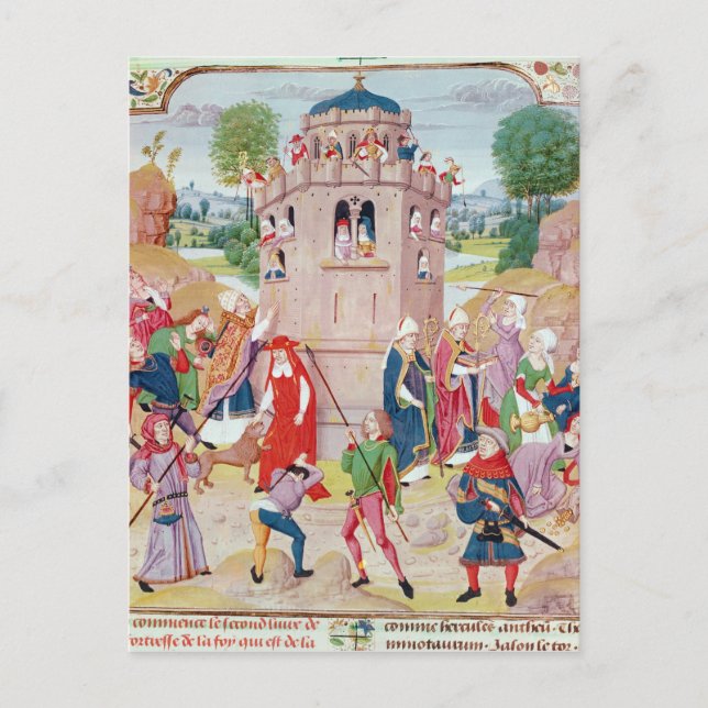 Postal Iglesia bajo ataque de herejes, flamencos (Anverso)