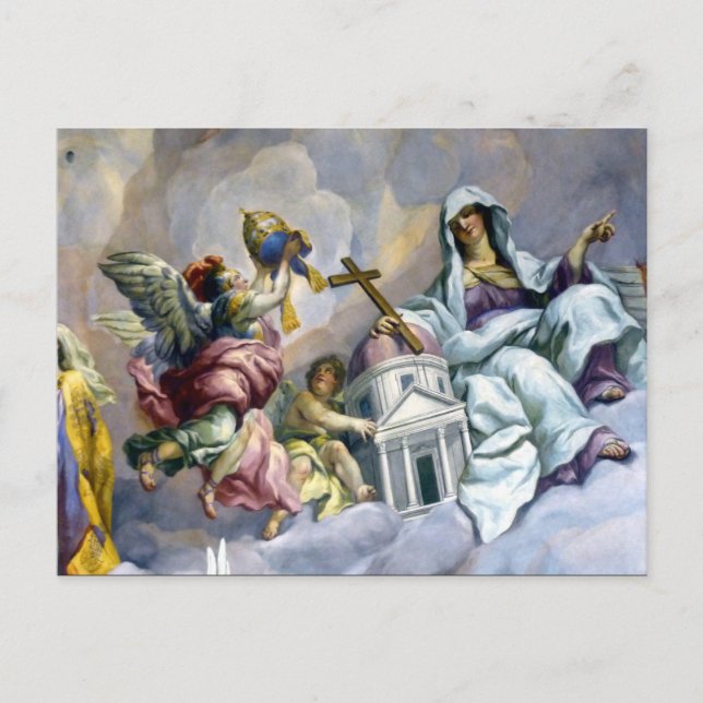 Postal iglesia barroca del fresco (Anverso)