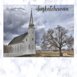 Postal Iglesia Batoche en Batoche Saskatchewan Canadá