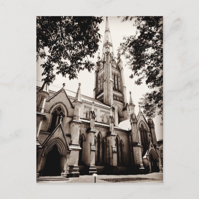 Postal Iglesia Catedral de Santiago (Anverso)