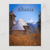 Iglesia católica de Theth en el condado de Shkodër