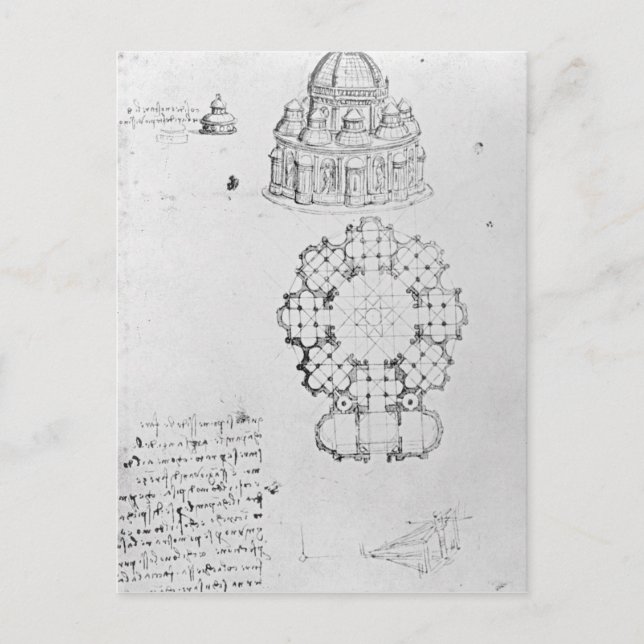 Postal Iglesia centralizada e ingeniería marítima (Anverso)