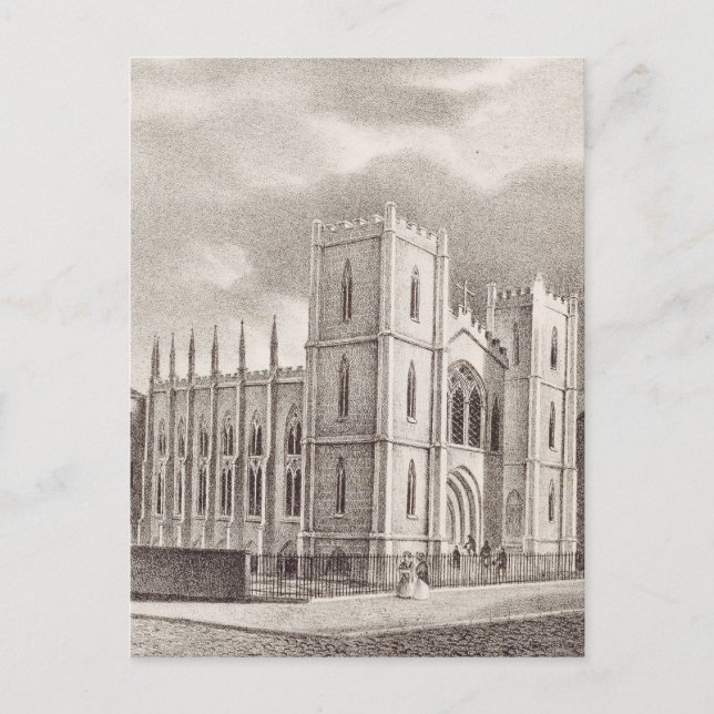 Postal Iglesia cristiana medieval (Anverso)