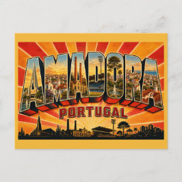 Postal Iglesia de Amadora Portugal