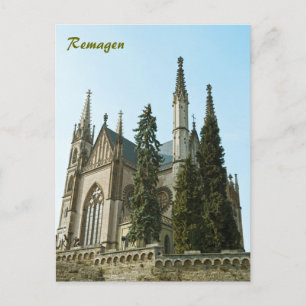 Postal Iglesia de Apollinaris en Remagen, Alemania