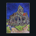 Postal Iglesia de Auvers por Vincent van Gogh 1890<br><div class="desc">Hasta donde sé,  estas imágenes son de dominio público y se cree que son libres de usar sin restricciones en Estados Unidos. 
 Por favor,  contáctame si descubres que alguna de estas imágenes no está en dominio público.</div>
