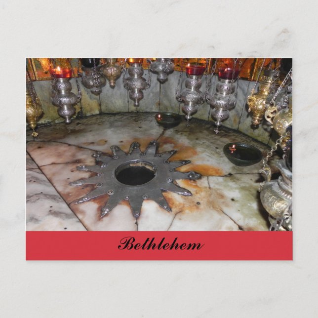 Postal Iglesia de Belén de la Natividad (Anverso)