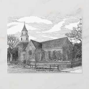 Postal Iglesia de Bruton Parish, Williamsburg